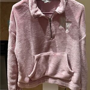 Hippie Rose Pink Fleece Hoodie